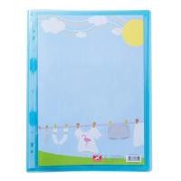 ราคา แฟ้มโชว์พลาสติก A4 ฟลามิงโก้ รุ่น 9085A สีฟ้า (6004587)