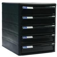 ราคา ORCA ตู้เอกสาร 5 ชั้น โครงดำลิ้นชักดำ ขนาด 26.1x34.5x27.5 ซม. (6094445)