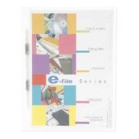 ราคา แฟ้มเจาะพลาสติก A4 ขาว อี-ไฟล์ 35A (611101W)
