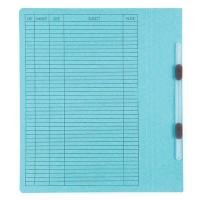 ราคา แฟ้มเจาะสันพับ A4 ลิ้นพลาสติก ฟ้า ใบโพธิ์ 403 (6110239)