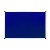 ราคา บอร์ดกำมะหยี่ขอบอลูมิเนียม 60x90 ซม. น้ำเงิน ONE (7002467)