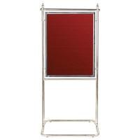 ราคา บอร์ดเสียบอักษร โครงสแตนเลส ฟูจิ P-99A 80x60ซม. แดง (7002615)