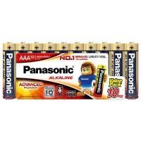 ราคา ถ่านอัลคาไลน์ AAA Panasonic LR03T/10SL สีทอง (แพ็ค 10 ก้อน) (8003076)
