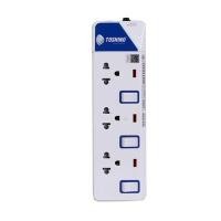 ราคา รางปลั๊ก 3 ช่อง (มอก.) 5 เมตร ขาว โตชิโน ET-913-5M (8003663)