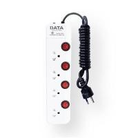 ราคา รางปลั๊กไฟ (มอก.) 4ช่อง 5ม. DATA HM4496-5m (8004004)