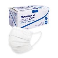 ราคา DOUBLE A CARE หน้ากากอนามัยทางการแพทย์ 3 ชั้น Level 2 สีขาว (กล่อง 50 ชิ้น) (9096341)