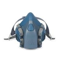 ราคา 3M หน้ากากกรองคู่ รุ่น 7502 สีฟ้า ขนาดเล็ก (9A07127)