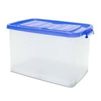 ราคา 2007 สีใส กล่องพลาสติกพร้อมฝาสีน้ำเงิน มีล้อ 100 ลิตร (Y042775)