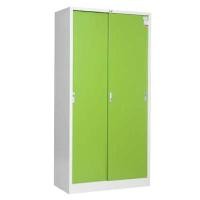 ราคา TAIYO ตู้บานเลื่อนสูงทึบ รุ่น SD-723D สีขาวสลับเขียว (Y095617)