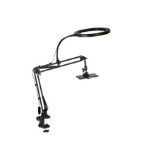 ราคา ไฟไลฟ์สดพร้อมขาตั้ง ขาตั้งกล้องถ่ายมุมสูง ไฟถ่ายสินค้า ขนาด 26 ซม. ปรับแสงได้ 3 สี สำหรับแท็บเล็ต/มือถือ (YC34005)