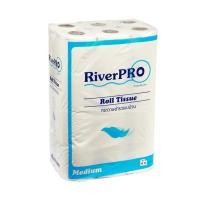 ราคา RIVERPRO กระดาษชำระม้วนเล็ก รุ่น Medium สีขาว ยาว 14 เมตร (แพ็ค 24 ม้วน) (0009495)
