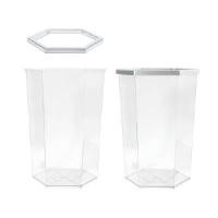 ราคา KEEP IN ถังขยะหกเหลี่ยม สีใส รุ่น RW9271 ขนาด 56 ลิตร (0011597)