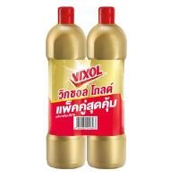 ราคา VIXOL น้ำยาล้างห้องน้ำ สีทอง ขนาด900มล. (1แถม1) (0096586)