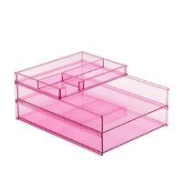 ราคา ME.STYLE ชั้นวางจัดระเบียบโต๊ะ รุ่น 1035 สีชมพู ขนาด 31.5x24.6x13.3 ซม. (1 ชุด) (2092338)