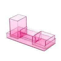 ราคา ME.STYLE กล่องจัดระเบียบเครื่องเขียน รุ่น 1062 สีชมพู ขนาด 10 x 25 x 10.5 ซม. (1 ชุด) (2092336)