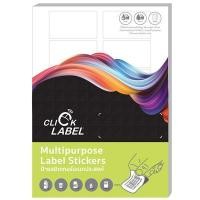 ราคา CLICK LABEL ป้ายสติ๊กเกอร์ ขนาด 38x27 มม. สีขาว แพ็ค 50 แผ่น (5005305)