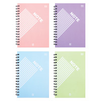 ราคา สมุดริมลวด A5 70แกรม 100แผ่น/เล่ม คละส ตราช้าง WHC-624T (5007975)