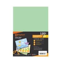ราคา กระดาษการ์ดสี ตราช้าง A4 120แกรม 100แผ่น/แพ็ค สีเขียว (5096464)
