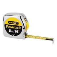 ราคา STANLEY ตลับเมตร รุ่น POWERLOCK 33-158 (33-233) ขนาด 5 เมตร สีเงิน (Y040175)