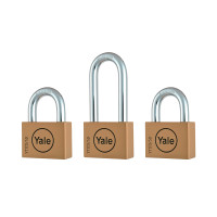 ราคา กุญแจคีย์อะไลค์ลูกปืนคล้องคอสั้น 2 คอยาว 1 ทองเหลือง YALE รุ่น BD50/50LSP3C ขนาด 50 มม. สีทองเหลือง (Y078521)