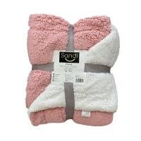 ราคา ผ้าห่ม 5 ฟุต Velvet Sherpa SANDI รุ่น VLT6080_PNK สีชมพู ขนาด 150 x 200 ซม. (YA12708)