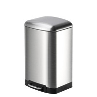 ราคา COMBI WARE ถังขยะสแตนเลสทรงเหลี่ยม แบบเท้าเหยียบ พร้อมถังด้านใน รุ่น WBS015L30 ขนาด 30 ลิตร (YC00302)