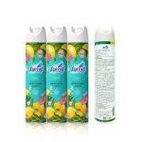 ราคา FARCENT สเปรย์น้ําหอมปรับอากาศ รุ่น AEROSOL AIR FRESHENER &amp; ODOR ELIMINATION SPRAY เลมอน 320 มล. (แพ็ค 3 กระป๋อง) (YD05390)