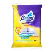 ราคา FARCENT รีฟิลไม้ถูพื้นแบบเปียก 12 แผ่น เลมอน (YD07078)