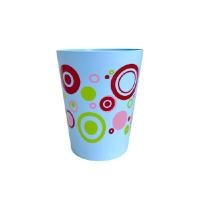 ราคา ถังขยะกลม ไม่มีฝา DKW 9 ลิตร HH-204PR (สีฟ้าลายลูกโป่ง) (Y087794)