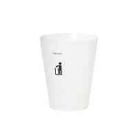 ราคา ชุดถังขยะกลม ไม่มีฝา DKW 9 ลิตร HH-204P-3 (สีขาวขุ่น) แพ็ค 3 ใบ (Y087811)