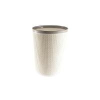 ราคา ชุดถังขยะกลม ไม่มีฝา DKW 9 ลิตร รุ่น Saan HH-205-2 (สีครีม) แพ็ค 2 ใบ (Y088771)