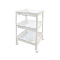 ราคา ชั้นวางของแบบมีล้อ 3 ชั้น DKW HH-1072/3W (สีขาว) (Y096763)