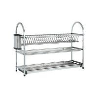 ราคา INDEX LIVING MALL ที่คว่ำจาน 3 ชั้น รุ่นแอ๊บบิท - สีเงิน (YA30358)