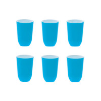 ราคา DKW ชุดแก้วน้ำพลาสติก รุ่น HH-900D-6 สีฟ้า ขนาด 16 ออนซ์ แพ็ค 6 ใบ (YA31172)