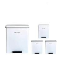 ราคา DKW ชุดถังขยะขาเหยียบ รุ่น SOFT CLOSE สีขาว ขนาด 10 ลิตร แพ็ค 4 ใบ/ชุด (YA44164)