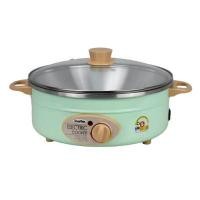 ราคา กระทะไฟฟ้าอลูมิเนียม ฝาแก้ว รุ่น MP-20 ขนาด 3 ลิตร (สีเขียว) (YC29153)