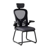 ราคา เก้าอี้สำนักงานโครงโบว์ มีพนักพิงศีรษะ รุ่น CH0218 สีดำ (YC32583)