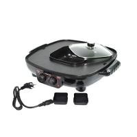ราคา SMARTHOME เตาปิ้งย่างอเนกประสงค์พร้อมหม้อสุกี้ รุ่น SM-EG1802 HMEL-GRILL-0053 ขนาด 44x42x11 ซม. 1,800 วัตต์ (YC32584)