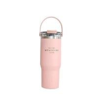 ราคา SITARAYURI แก้วน้ำเก็บความเย็นแบบหูหิ้ว ขนาด 900ML สีชมพู (YC32833)