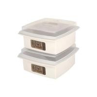 ราคา DOUBLE LOCK กล่องพลาสติก สำหรับอุ่นอาหาร รุ่น 4602 ขนาด 18x20x9 ซม. 1750 มล. แพ็ค 3 (YC32854)