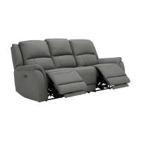 ราคา INDEX LIVING MALL โซฟาหนังแท้ผิวสัมผัสปรับระดับไฟฟ้า 3 ที่นั่ง รุ่นโรแบร์โต้ (YD09468)