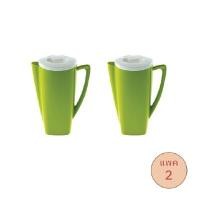 ราคา ชุดเหยือกน้ำพลาสติก (แพ็คคู่) DKW HH-726-2 สีเขียว (YA11467)