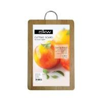 ราคา DKW เขียงไม้ยางพารา มีหูเกี่ยว รุ่น WA-15CH สีธรรมชาติ ขนาด 25x38 ซม. (YA32431)