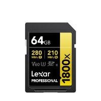ราคา LEXAR เมมโมรี่การ์ด รุ่น SD1800X GOLD SERIES ขนาด 64GB (YB17242)