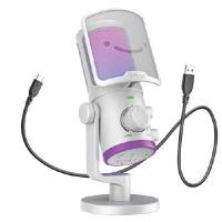 ราคา FIFINE ไมโครโฟนคอนเดนเซอร์ USB รุ่น AM6 สีขาว (YC40251)