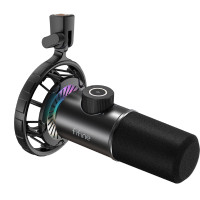 ราคา FIFINE ไมโครโฟน รุ่น K658 USB-C Dynamic Mic RGB BK (YC45409)