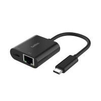ราคา BELKIN อะแดปเตอร์ USB-C to LAN ความเร็ว 1Gbps รองรับการชาร์จ 100W รุ่น INC019 (YD05404)