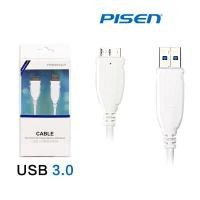 ราคา PISEN สายชาร์จ Micro USB 3.0 Data Charging ยาว 800 มม. สีขาว (Y074754)