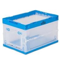 ราคา EIFFLE ลังพลาสติกพับได้ เปิดข้างด้านกว้าง 5336-S สีใส (Y002412)