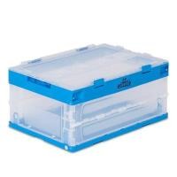 ราคา 5325LID-F สีใส ลังพลาสติกพับได้ พร้อมฝา (Y002421)